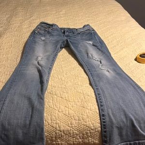 Miss Me Mid-Rise Easy Boot Cut Jeans